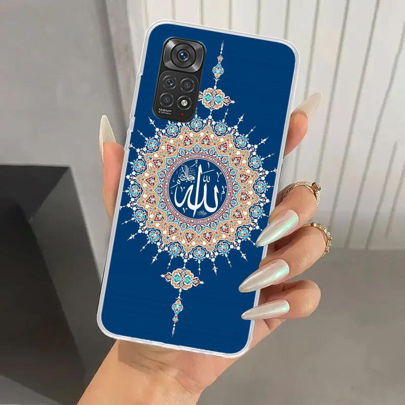 Мусульманский Ислам Бисмиллях Аллах Чехол для Телефона для Xiaomi Redmi Note 15 14 14S 13 12S 12 Pro 11S 11 Plus 11T 11E 10S Мягкий Funda Печать S