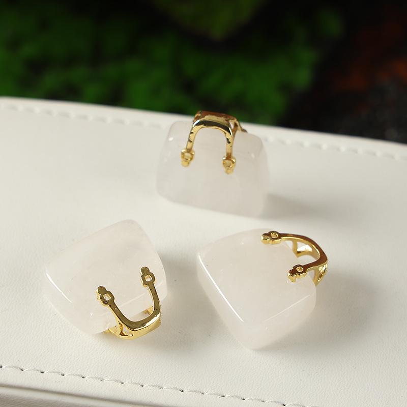 Аметист и Розовый Кварц Кристальная Подвеска Украшение для Сумки