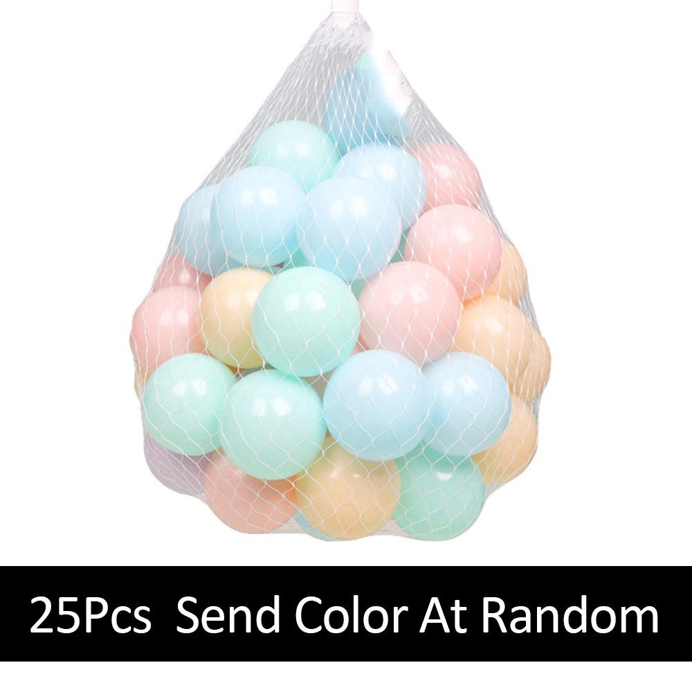 Набор пластиковых шариков диаметром 5.5см 25штук для игр детям