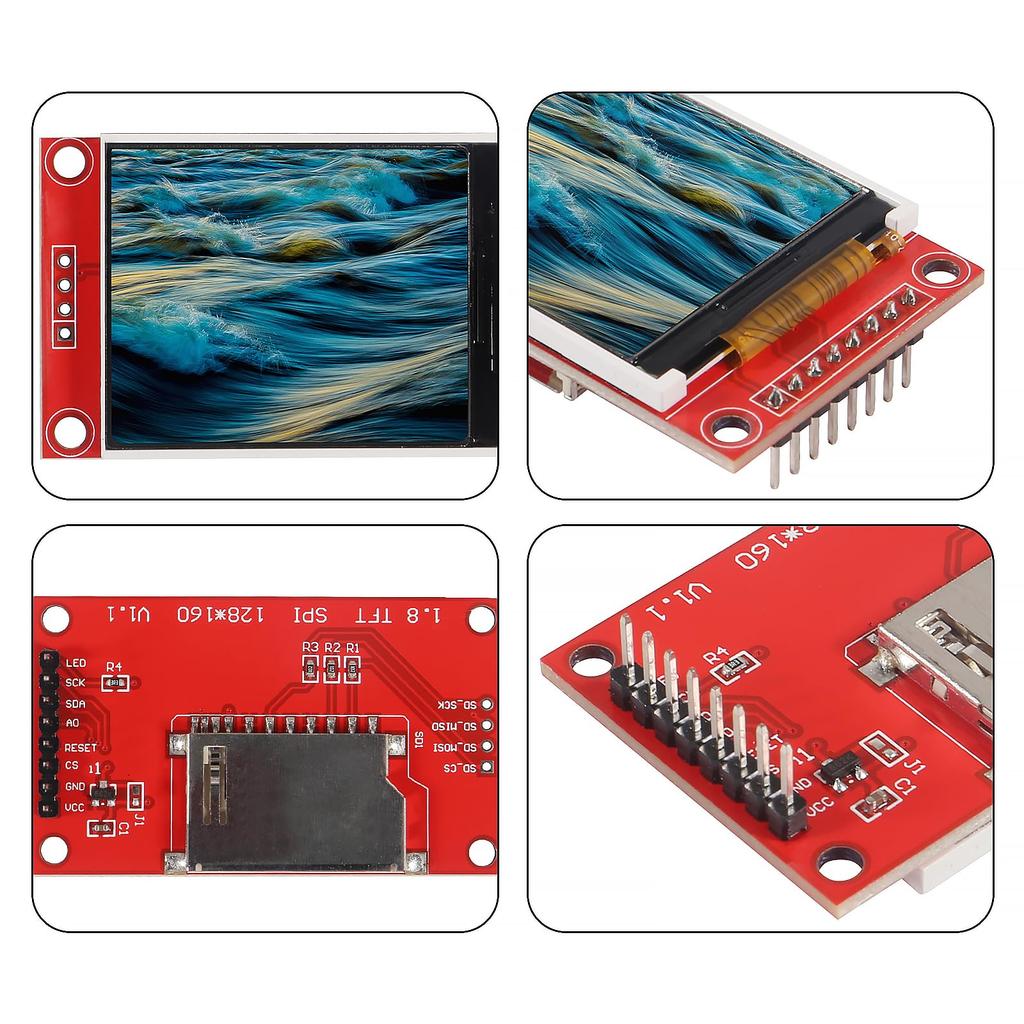 1 шт. 1,44" 1,8" 2,4" 2,8" SPI TFT LCD Дисплейный Экранный Модуль ST7735 TFT LCD Экранный Щит 3,3В 5,5В 51/AVR/STM32/ARM 8/16 бит