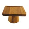 Square Cake Stand for Desserts, Cupcake Pedestal with Height of 3.7inch