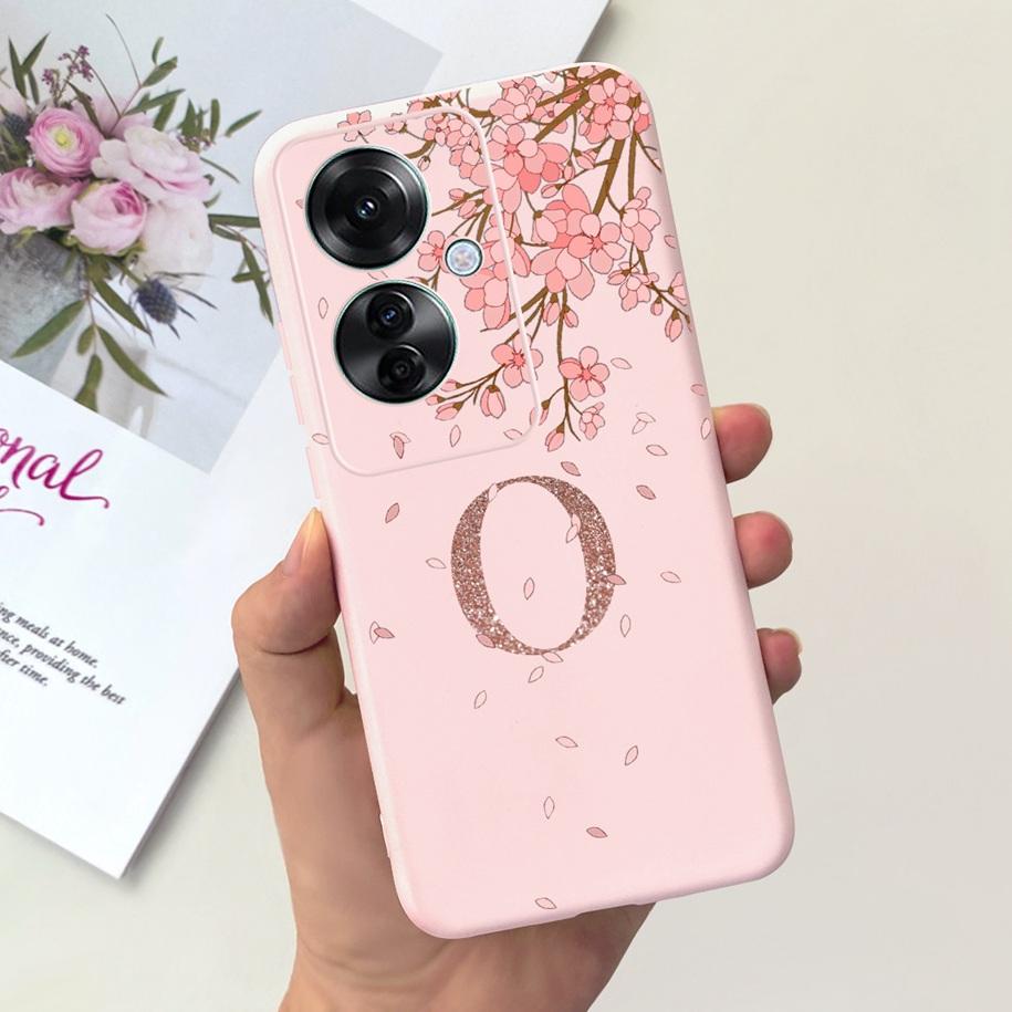 For OPPO Reno11F 5G Case CPH2603 Fashion Letters Phone Cases For OPPO Reno11 F Cover Reno 11F 11 F 5G Bumper F25 Pro Soft Fundas