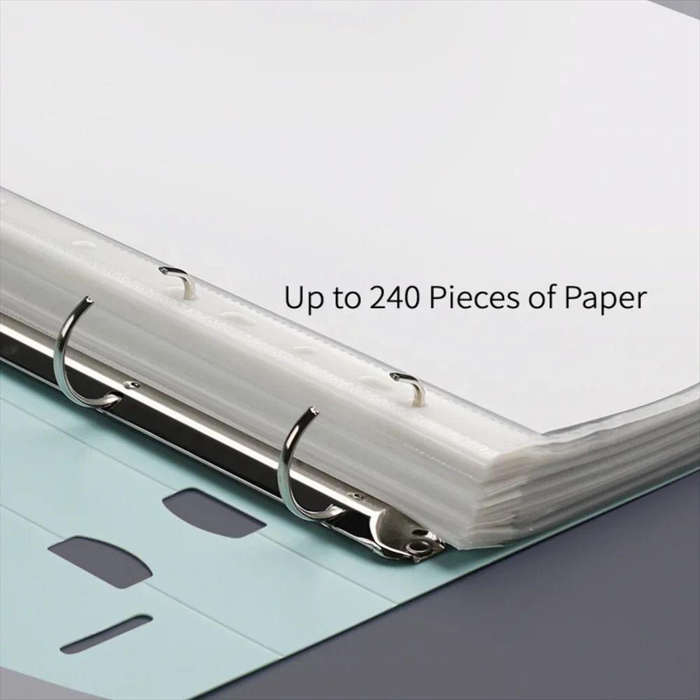 Document Storage A4 File Display Waterproof Loose-leaf Folder Binder Folders Student Children
