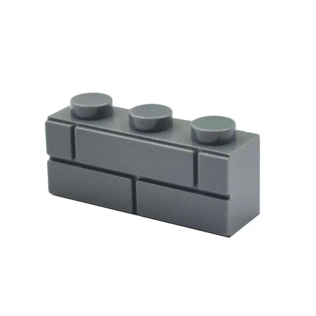 50 г MOC 3622 Кирпичи для стен замка 1x3 Строительные блоки Образовательная головоломка Соединяющиеся детали