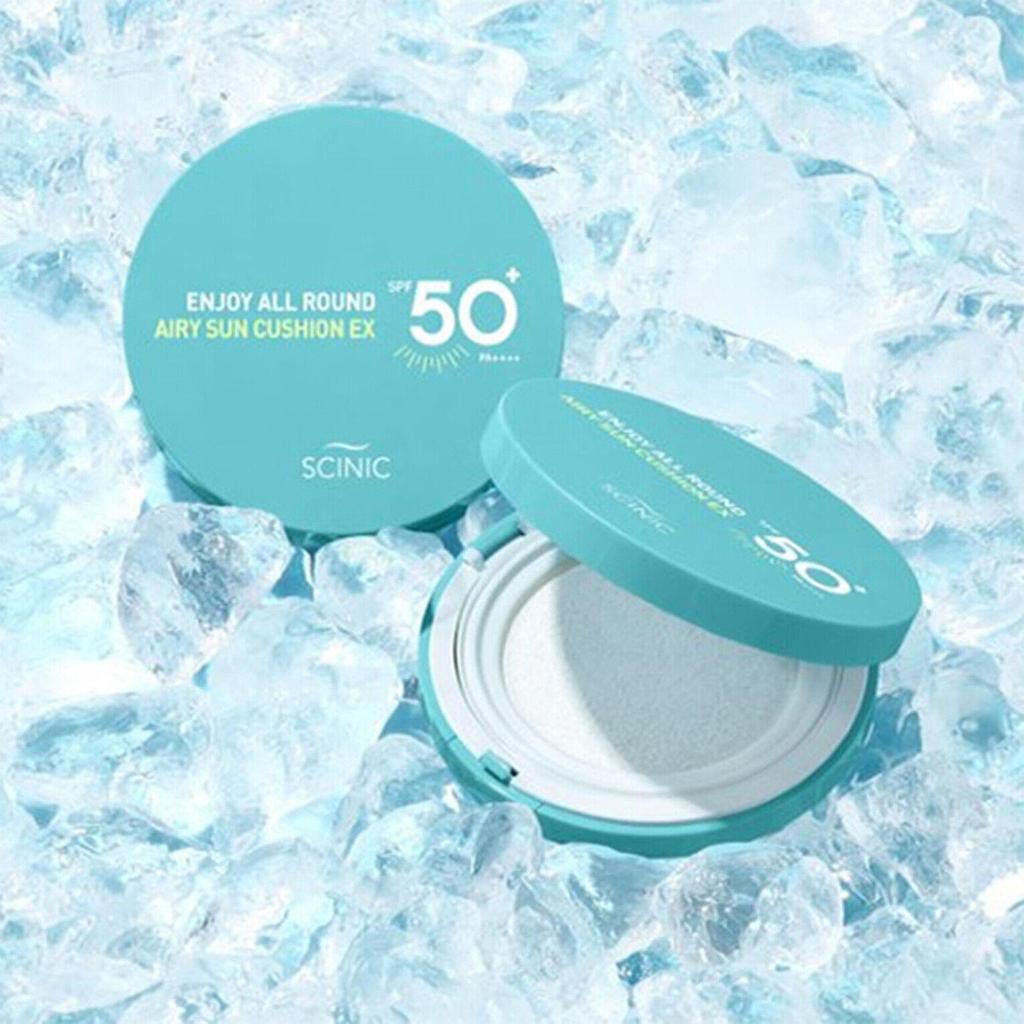 Scinic Enjoy All Round Airy Sun Cushion EX SPF 50+ PA++++
