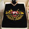 1PC Custom Name SG Dynamo Dresden Patterned Flannel Blanket Suitable For All Seasons for Home Decor Warmth and Comfort Gifts Holiday Present -HE199