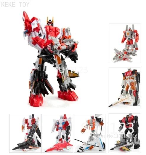 HZX Cool G1 Superion Робот-Самолет IDW 5-в-1 Devastator Bruticus Фигурка Действия Игрушки Комбайнер Трансформация Деформация Подарок