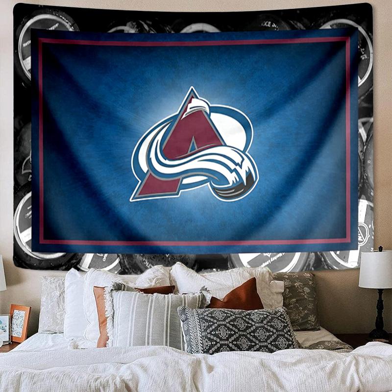 Colorado Avalanche Printed Tapestry, Unique Design Tapestry, Wall Decor for Bedroom,Livingroom, Playroom,Heartwarming Fan Holiday Gifts