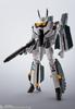 TAMASHII NATIONS HI-METAL R Super Dimension Fortress Macross VF-1S Super Valkyrie (Hikaru Ichijo Custom) Approximately 140mm Die-cast, ABS &