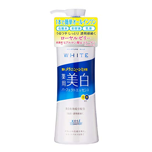 KOSE Moisture Mild White Perfect Essence Всё-в-одном 230 мл бонус Лосьон Осветляющий Квази-лекарственное средство