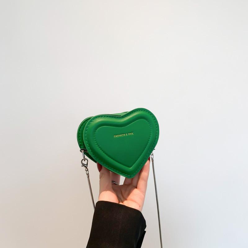 Chic Heart-shaped Crossbody Bag For Women Cute Small Trendy Everyday Purse