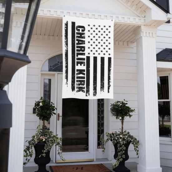 Юшэн Чарли Флаг Ветроустойчивый Двусторонний Баннер Свободы Устойчивый к УФ-лучам Патриотический Садовый Флаг для Наружного Украшения