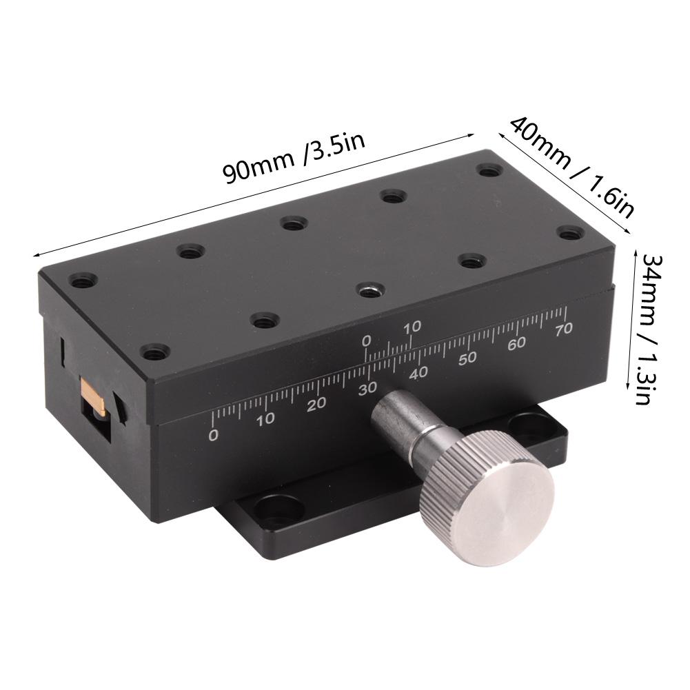 Ручная X-образная подстройка, Высокоточный регулируемый подвижный столик 40x90 мм, Ручной подстроечный столик, X-образная подстройка