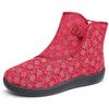Winter Old Beijing Cotton Shoes Women's Thickened Cotton Boots Piled Warm Mother Cotton Shoes Elderly Grandma Cotton Boots