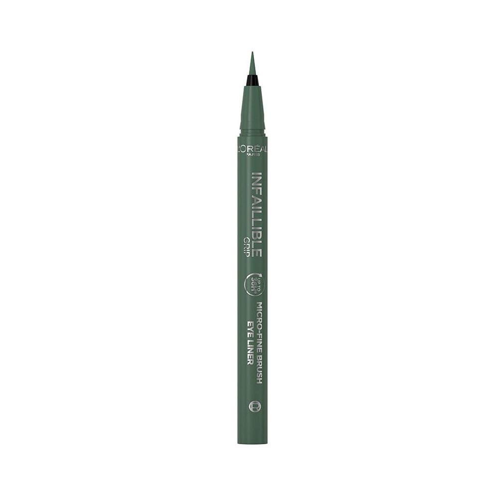 L'Oréal Paris Infallible Micro Fine Eyeliner Pencil - 05 Sage Green -