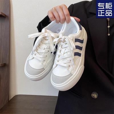 Весенне-осенние новые немецкие тренировочные повседневные универсальные парусиновые туфли женские низкие кеды для пары