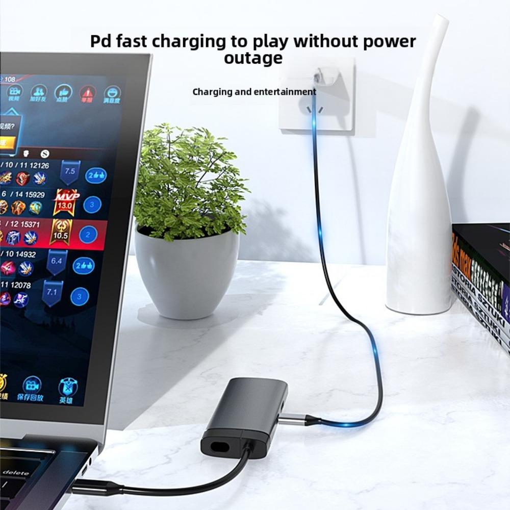 7 в 1 док-станция типа C USB-концентратор для ноутбука с компактным дизайном для хранения данных