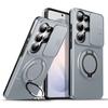 Магнитный чехол-броня для Samsung Galaxy A55 A56 A57 A37 A36 A35 A27 A26 A17 A16 A07 A06 Слайдер-защита камеры Задняя крышка