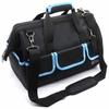 Tool Bag, Tool Storage Bag, Tool Bag with Shoulder Strap, Large Capacity, Wide Opening, Reinforced Bottom, Lightweight, Durable, Multifunctional