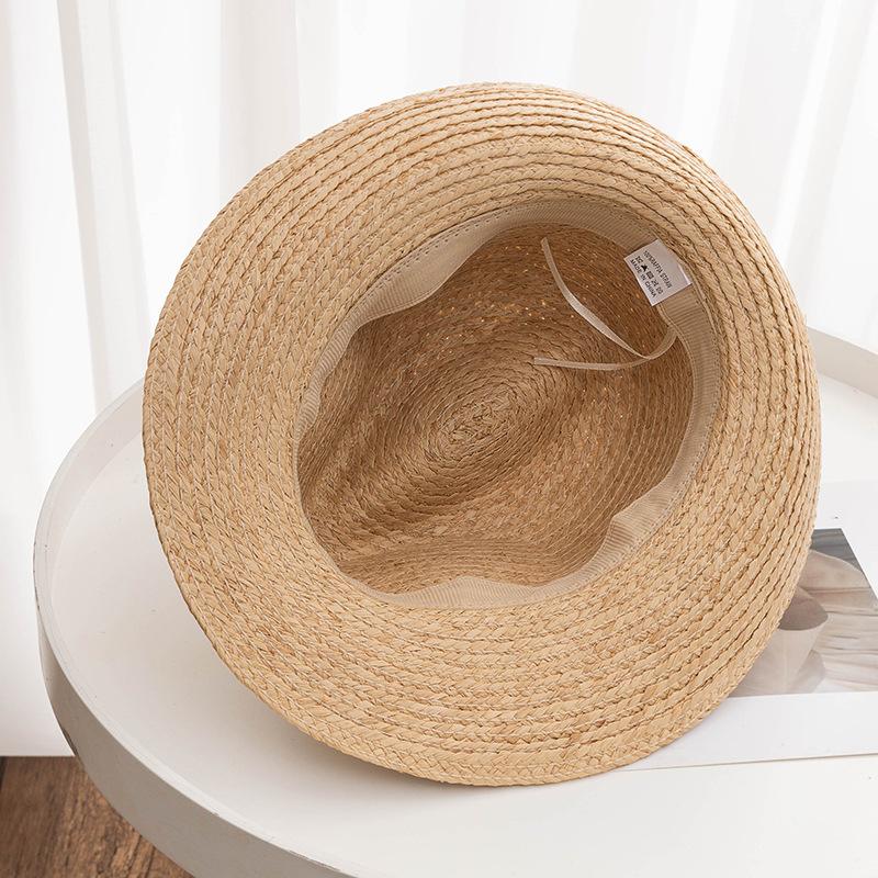 Panama Hat Fedora Wide Brim Straw for Men Summer Beach Sun Hat UPF Straw Hat for Women, Ideal Choice for Gifts