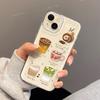 Послеобеденный чай кофе подходит для чехла на телефон iPhone17promax space phone case Apple 16 прозрачный 15/14 мелкодырчатый