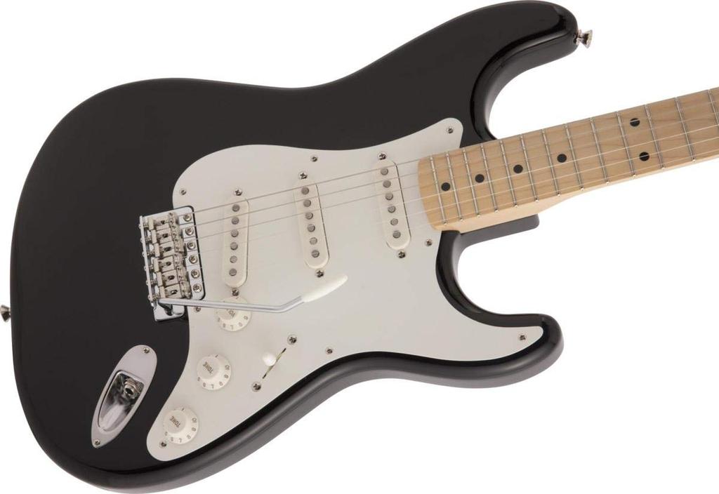 Электрогитара Fender, сделанная в Японии, традиционная гитара Stratocaster® 50-х годов, клен, черный, накладка на гриф,