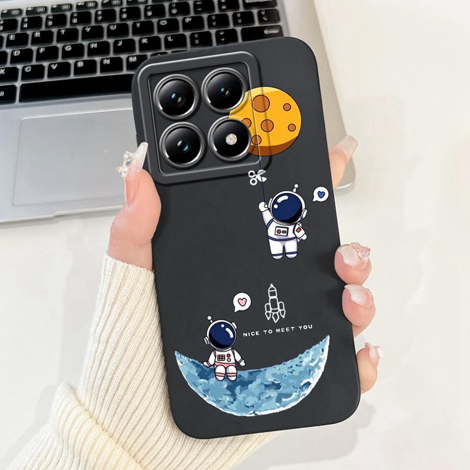 Мультяшный чехол для Xiaomi 14T Pro / 14T 5G с защитой камеры, желеобразный мягкий силиконовый чехол для телефонов Xiaomi Mi14T 14TPro