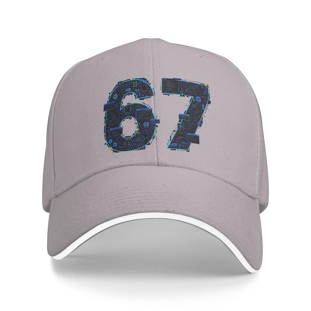 67 Six Seven Meme Programmer 67 Meme Sun Baseball Cap Summer Men Design Hip Hop Hats Quality Casual Hiking Fishing Snapback Cap