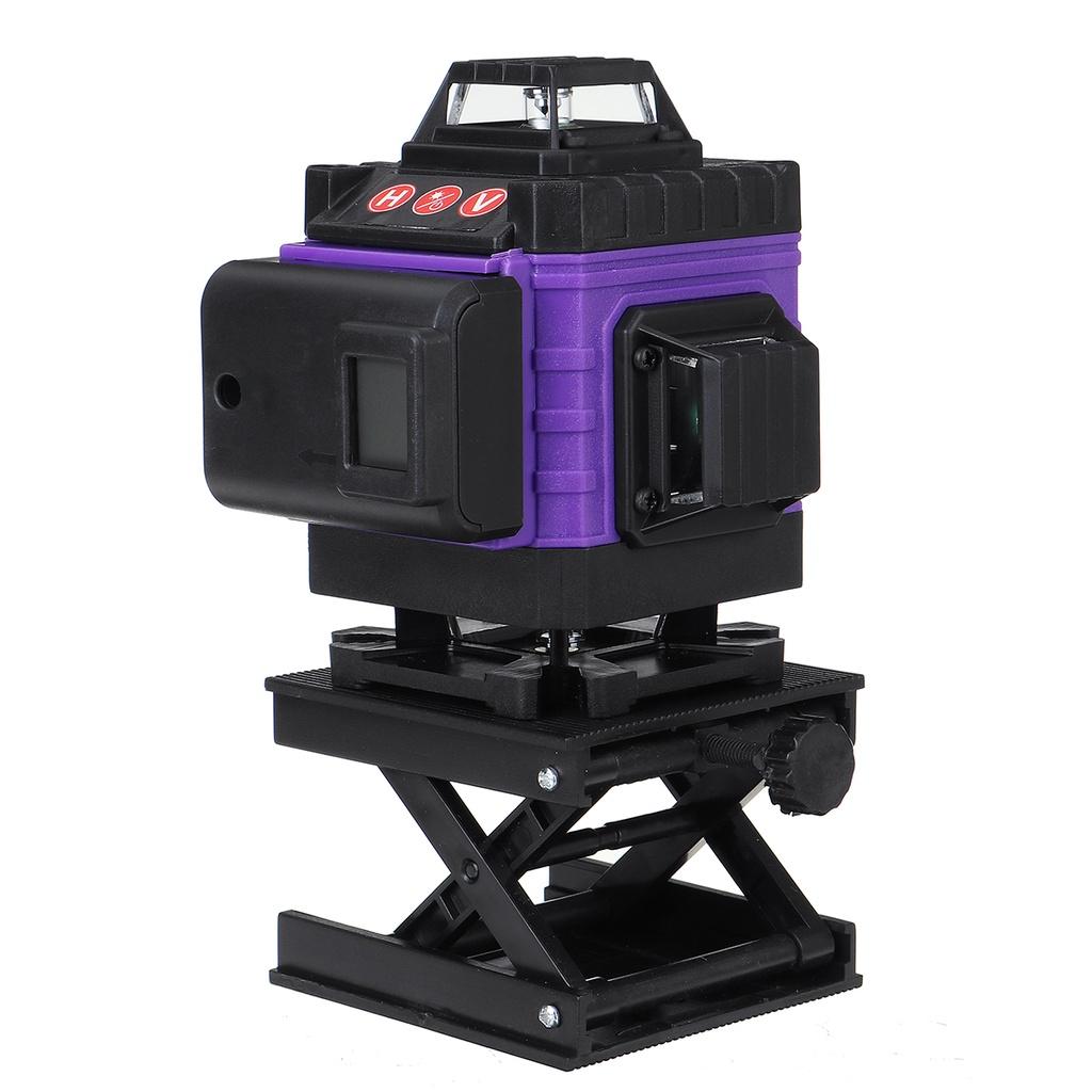 Лазерный уровень IP54, 4500 мАч, 2/3/4D, зеленая линия, автоматическое самовыравнивание, 360 градусов, горизонтальный вертикальный крест, супермощные лазерные уровни с 8/12/16 линиями