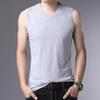 Летняя новая мужская футболка без рукавов для мужчин, модный повседневный жилет для молодежи и людей среднего возраста