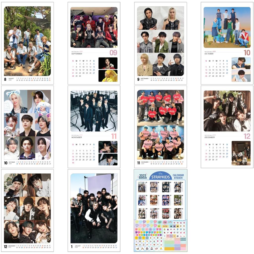 2025 Wall Calendar Wall [K-STAR Calendar] (StrayKids 03)