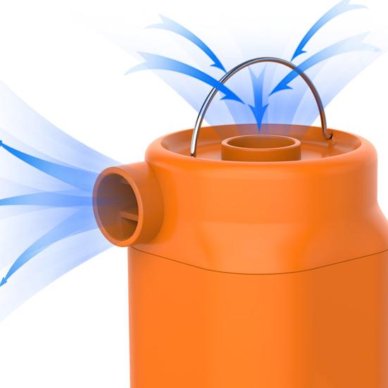 Мини-насос для улицы со светодиодной подсветкой Портативный USB-перезаряжаемый Надувные изделия Плавательный круг Пляжный матрас Кровать Портативный электрический насос