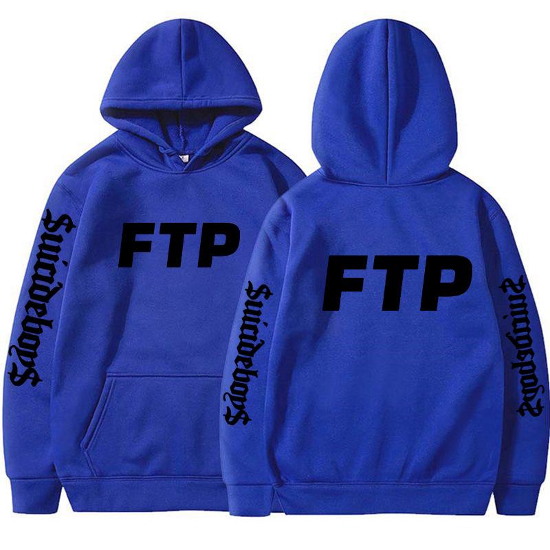 Худи Suicideboys FTP - Европейский размер Свитшот с принтом Rap Music