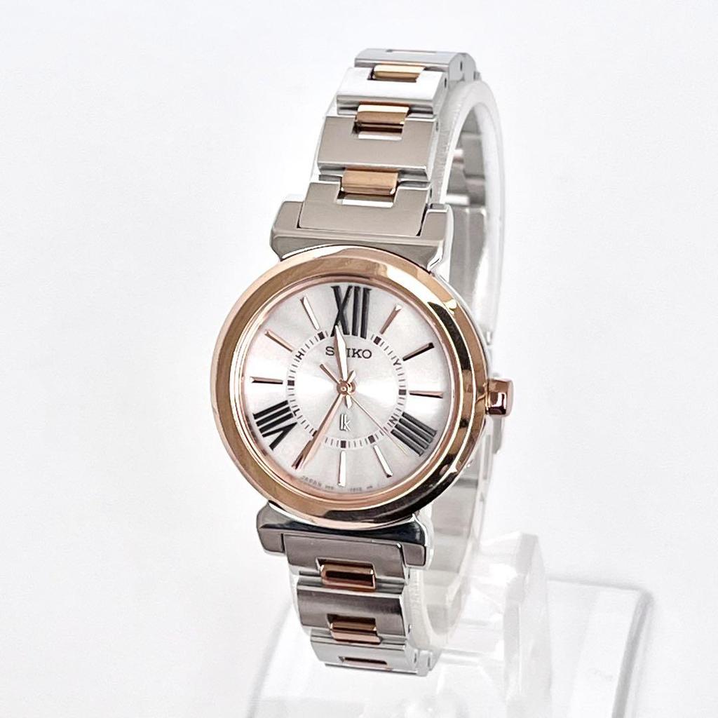 [USED] Seiko Rukia Women's Watch, Working, Radio-Controlled Solar, S2038