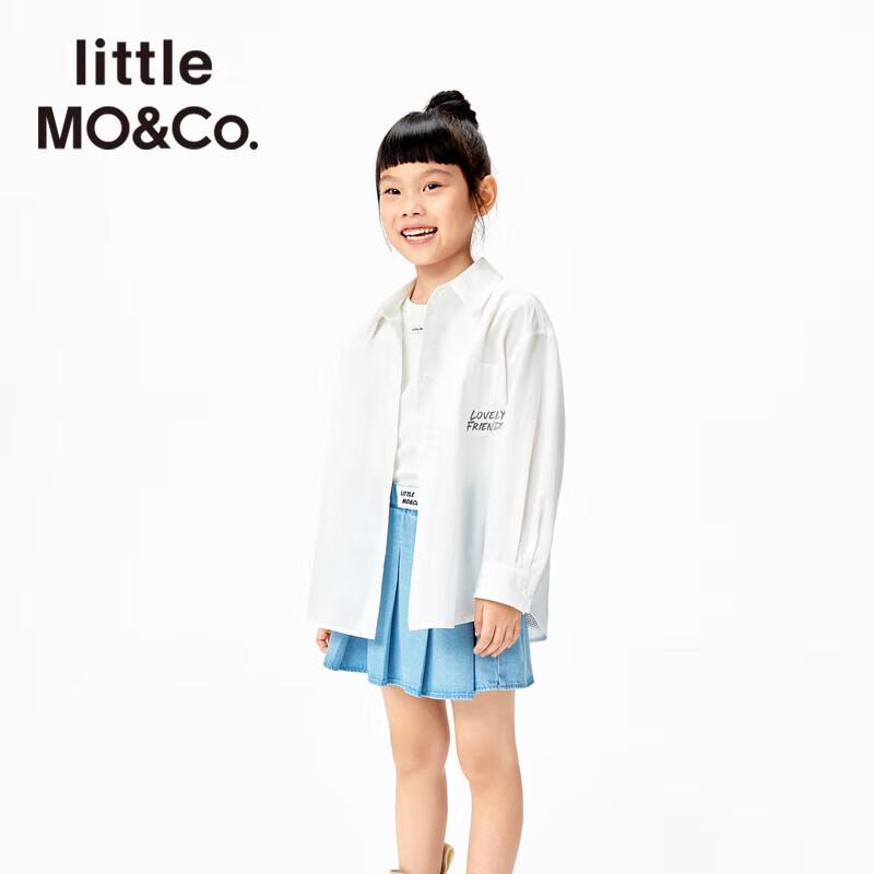 little MO&Co. Unisex Kids' Pure Cotton Long-Sleeve Animal Print Shirt