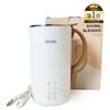 SOYMIL Soy Milk Soup Maker Large Capacity Easy Reservation Function Included Soymil Almond Milk Maker White [Blender PLUS] Maker, 600ml, Cleaning,