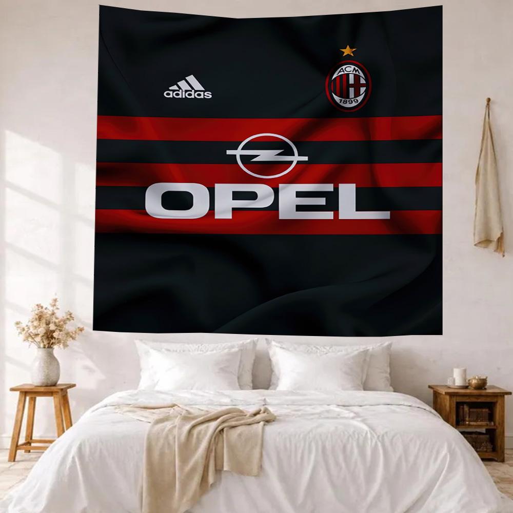 Ac Milan Wall Decor Tapestry Art For Pet Memorial Birthdaywedding Party Backdrop Family Gift