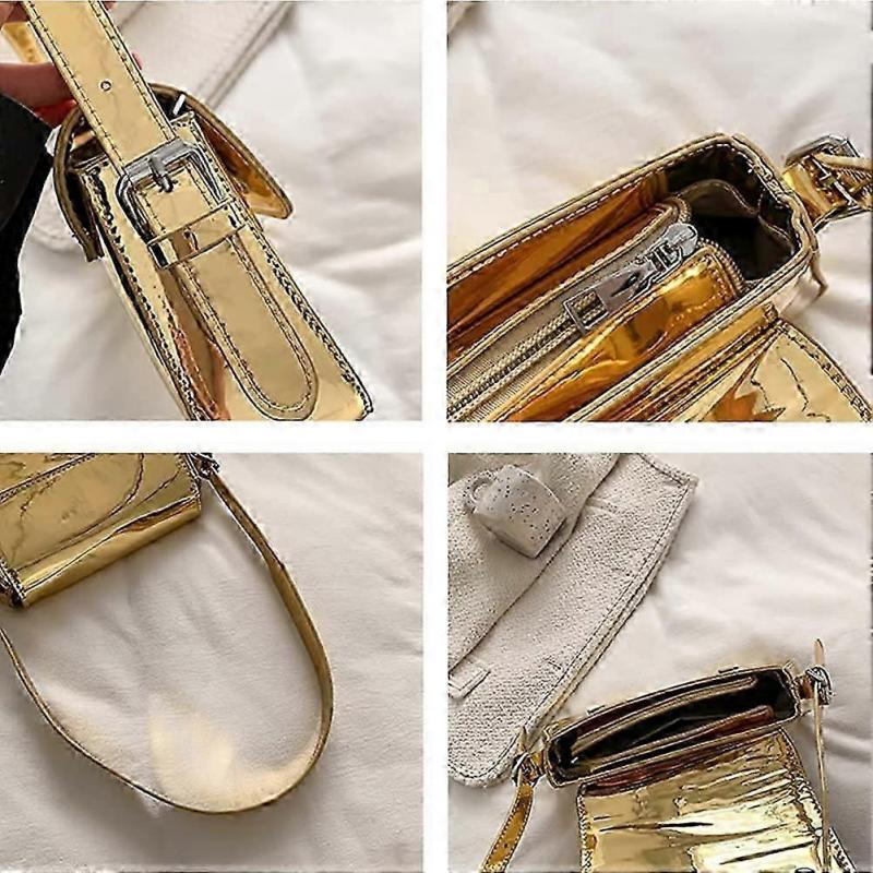 Evening Crossbody Bag for Women, Silver, Bags 2023