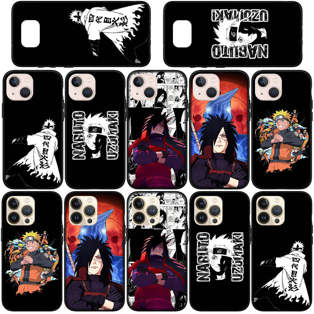 Phone Case for Samsung Galaxy S25 S24 S23 iPhone 16 15 Xiaomi Redmi Note 14 13 12 16E 11 Pro Max XR OPPO Moto Huawei Madara Uchiha Anime Naruto Cover
