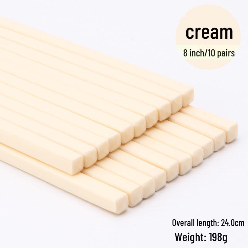 Colorful Disinfected Melamine Chopsticks for Hotels, Restaurants, and Fast Food