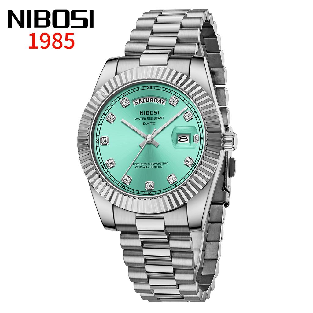 Luxury Golden Red Quartz Watch for Men Stainless Steel Waterproof Luminous Date Week Fashion Men Watches Reloj Hombre