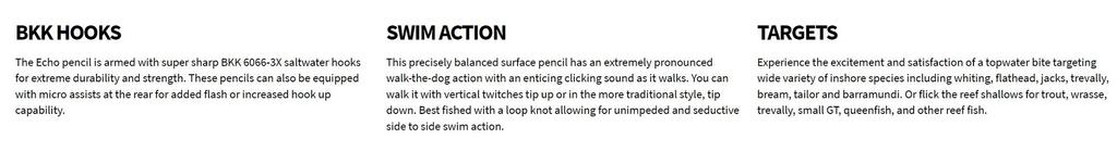 Плавающая приманка Malosi EC65F-NE Pencil Micro Echo 65F Nuke (0498)