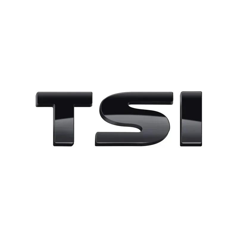 ADMVN1 1PC 3D ABS TIGUAN TSI TDI Car Letter Logo Sticker Tail Bumper Badge Auto Rear Trunk Emblem Styling Accessories for Volkswagen VW