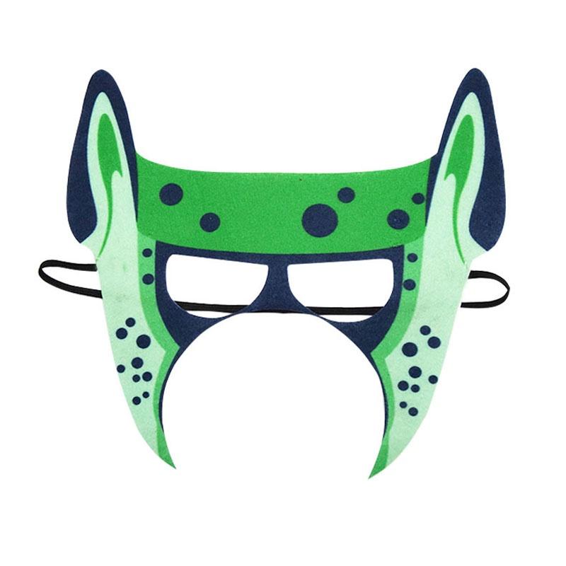 Костюм Силы Существа Диких Краттов для детей с зеленым и темно-синим комбинезоном и маской