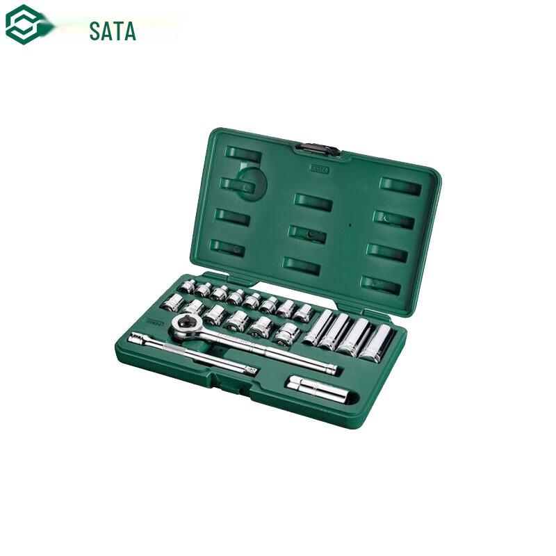 SATA 09524 Набор из 22 предметов, 10 мм, торцевые головки