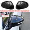 1 пара глянцевых черных автомобильных зеркал заднего вида с клейкой лентой для Honda Civic 11th Gen 2022-up