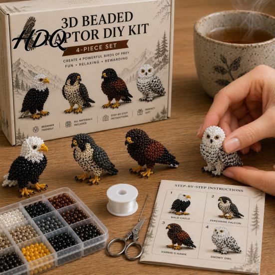 Набор для поделок из бисера «Животные» DIY 3D Маленькие бисерные поделки Милый набор «Паук Осьминог» Орангутан Птица Искусство для начинающих Взрослых Семейный проект Декор для дома