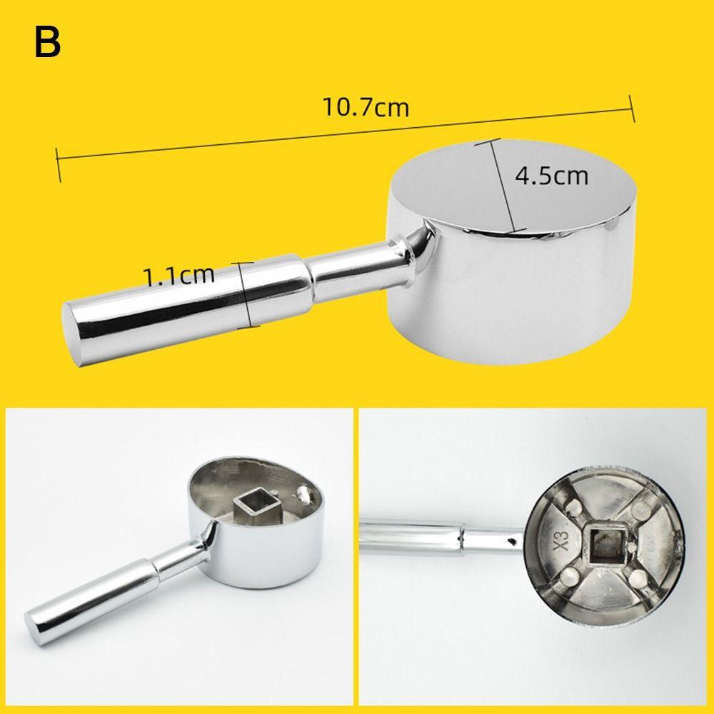 35mm/40mm Mixer Tap Replacement Cover Chrome Plated Taps Switch Handle  Taps Repair Accessories