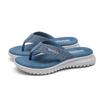 New Summer Shoes Women Fashion Holiday Sandals Flat Flip Flops Thick Sole Soft Blue Plus Size 42