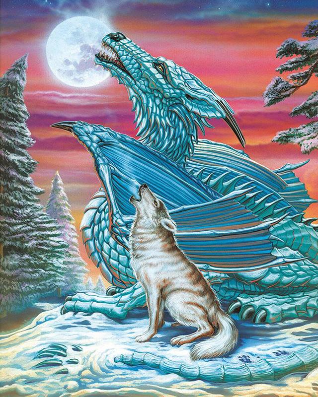 5D алмазная живопись волк полный квадратный круглый художественный горный хрусталь Алмазная вышивка животное Ловец снов мозаика вышивка крестиком домашний декор